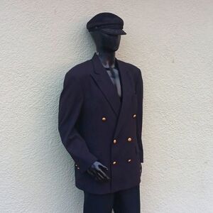 Tommy Hilfiger Navy Blazer with Gold Buttons